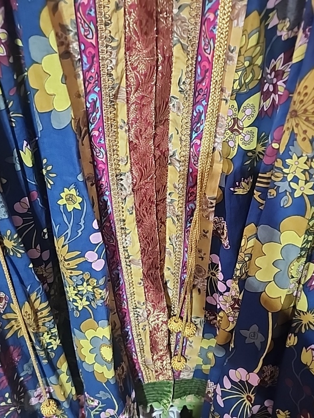 J. Peterman Cotton Silk Boho Maxi Dress 18 - Picture 11 of 14